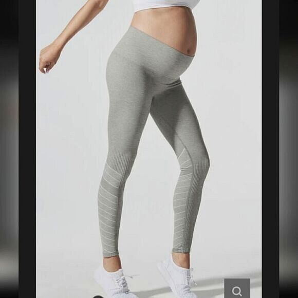 BLANQI Pants - Blanqi Hipster Contour Gray Leggings Size Large Maternity